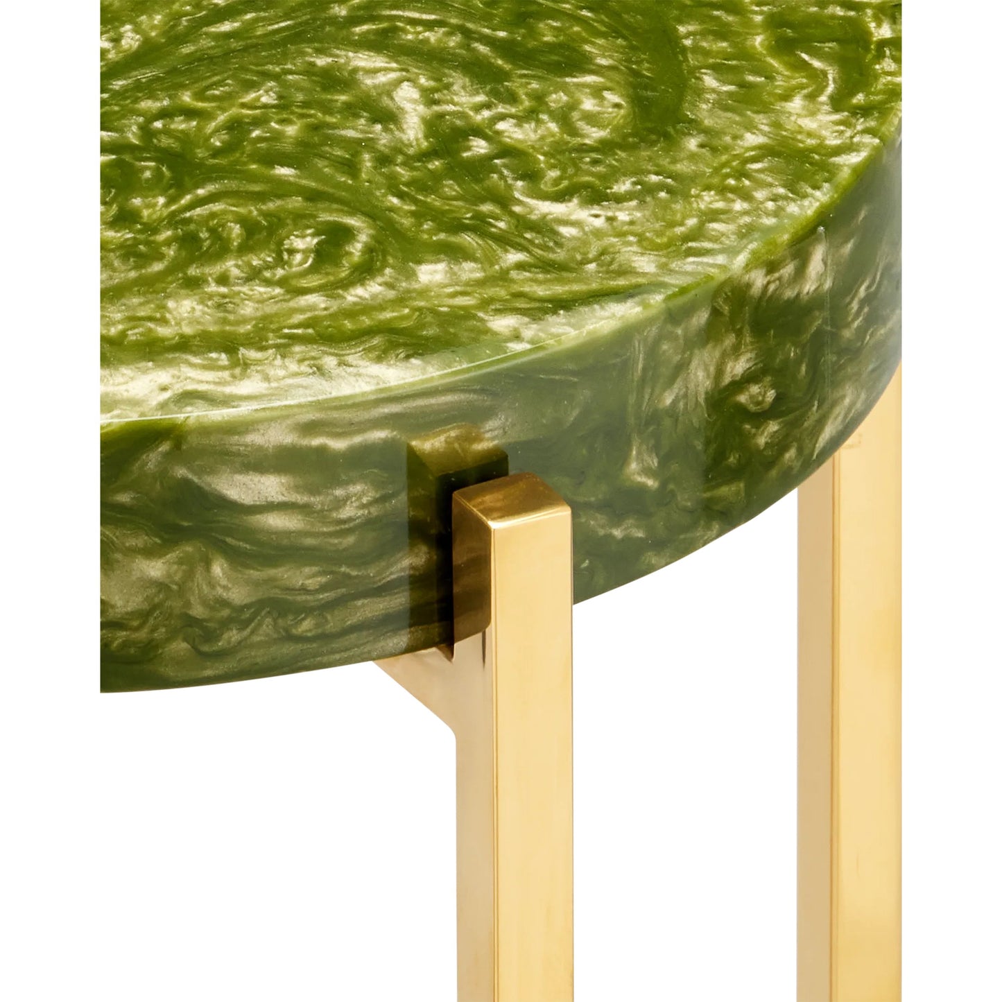 008 SI-2387136 | Closeup | Rina Drinks Table by Currey and Company. Made from composite, stainless steel in a eclectic & global style.