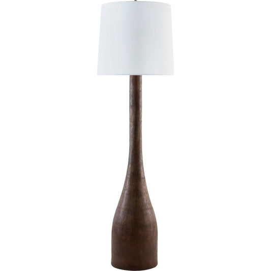 Fonce Accent Floor Lamp by Surya in painted. Made from resin, linen, plastic in a modern style.