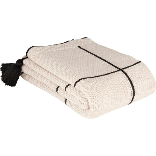 Fleck - 20241 by Livabliss in beige, black. Made from 100% cotton in a modern style.