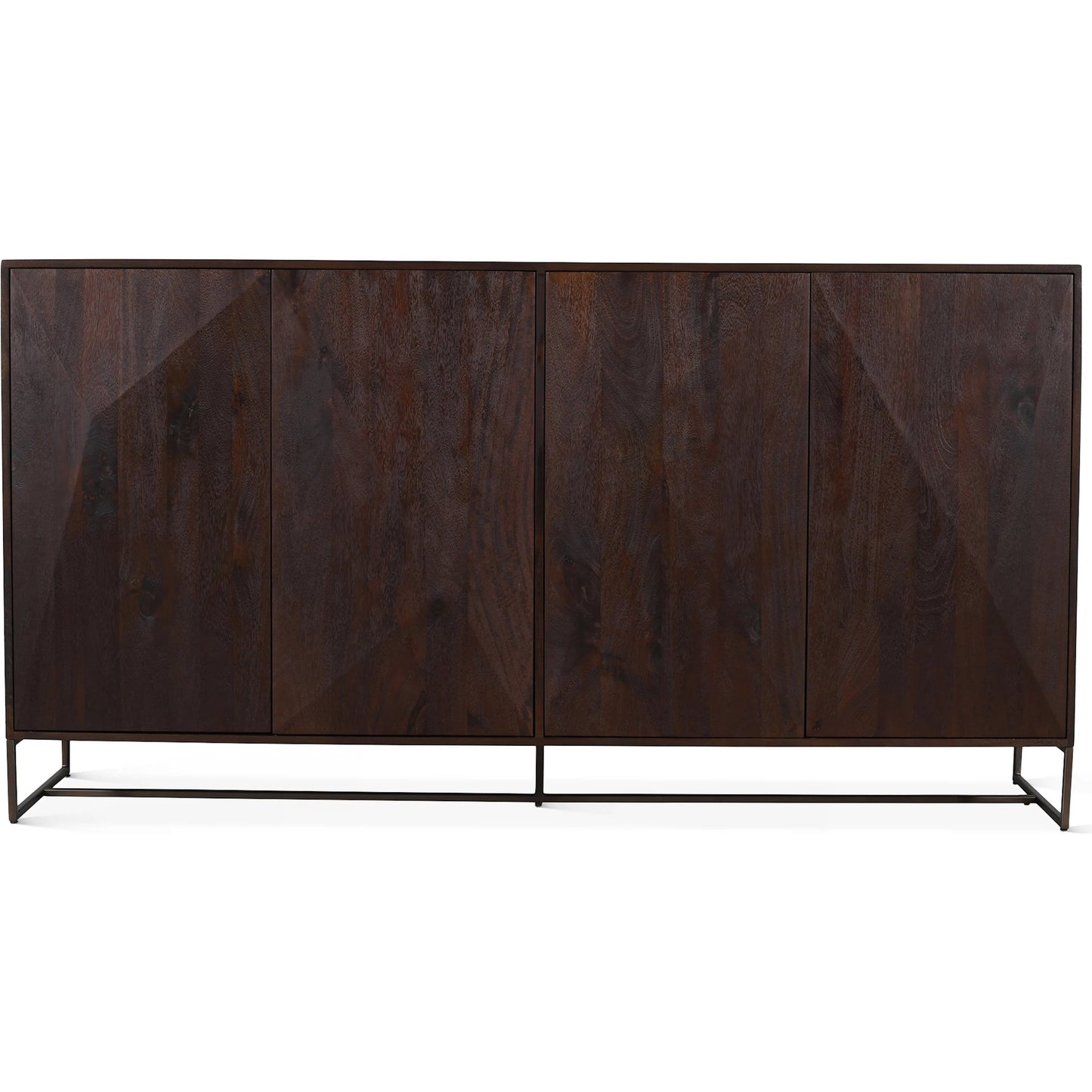 004 SI-2243016 | Additional Silo | Oxford 76" Sideboard by World Interiors in brown and walnut. Made from mango wood in a traditional style.