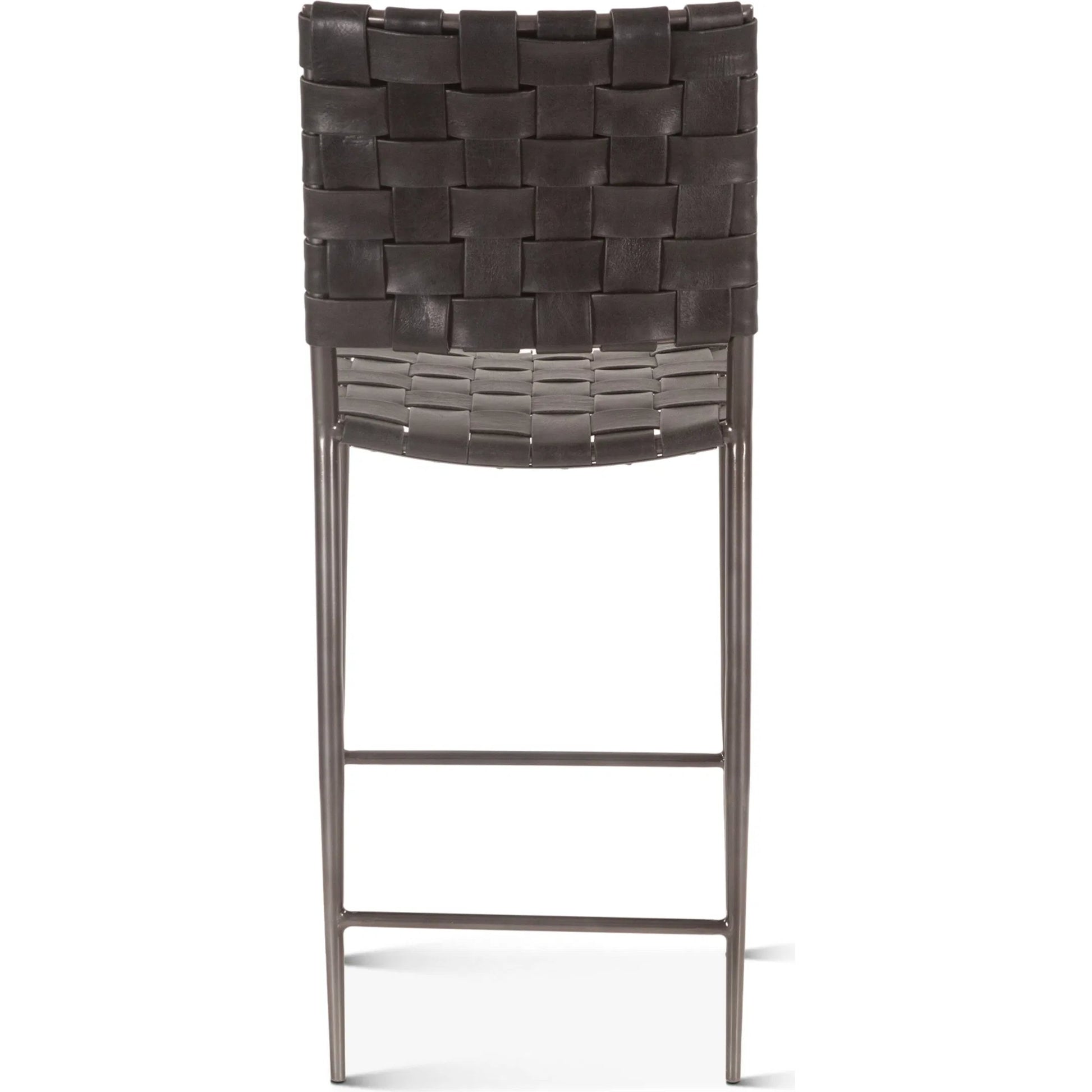 Lund Buffalo Leather and Iron Bar Chair Brown by World Interiors in natural. Made from unique in a traditional style.