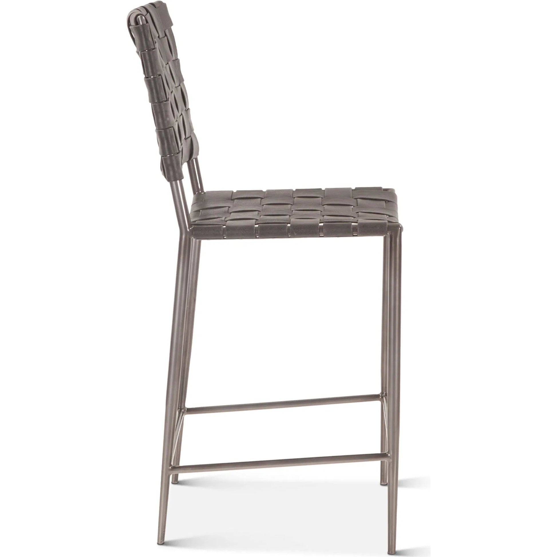 Lund Buffalo Leather and Iron Bar Chair Brown by World Interiors in natural. Made from unique in a traditional style.