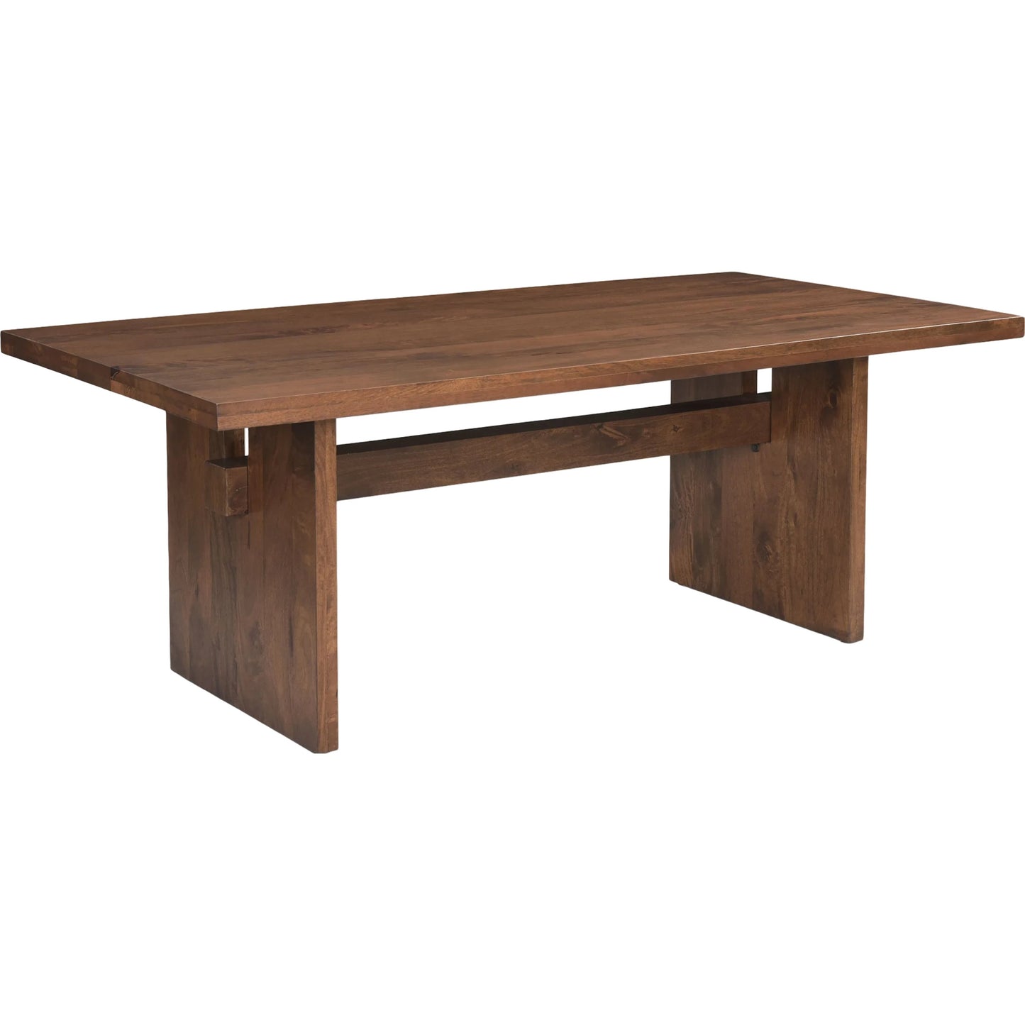 001 SI-2242943 | Primary Silo | Manhattan Mid Century Acacia Dining Table by World Interiors in brown, gold and honey brown. Made from mango wood metal in a transitional style.