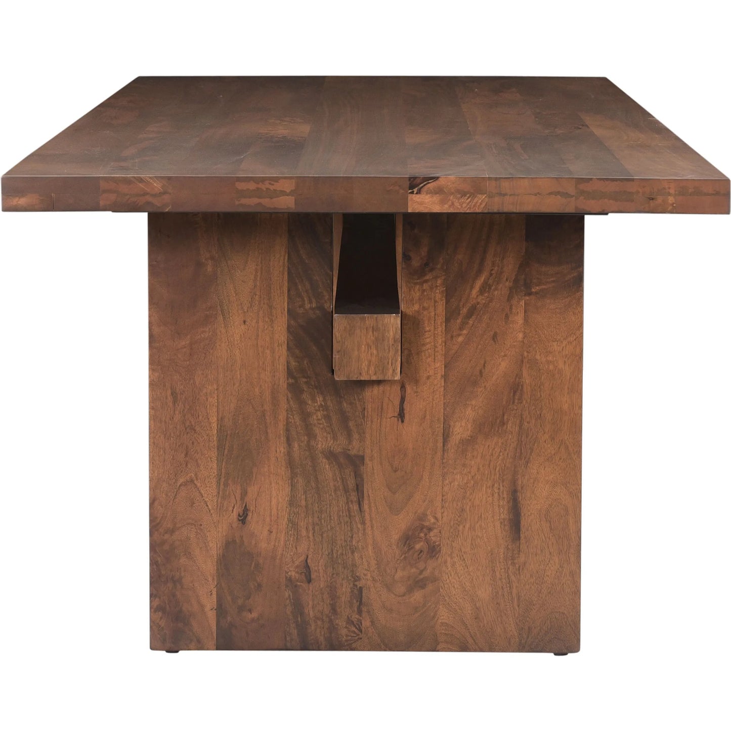 003 SI-2242943 | Additional Silo | Manhattan Mid Century Acacia Dining Table by World Interiors in brown, gold and honey brown. Made from mango wood metal in a transitional style.