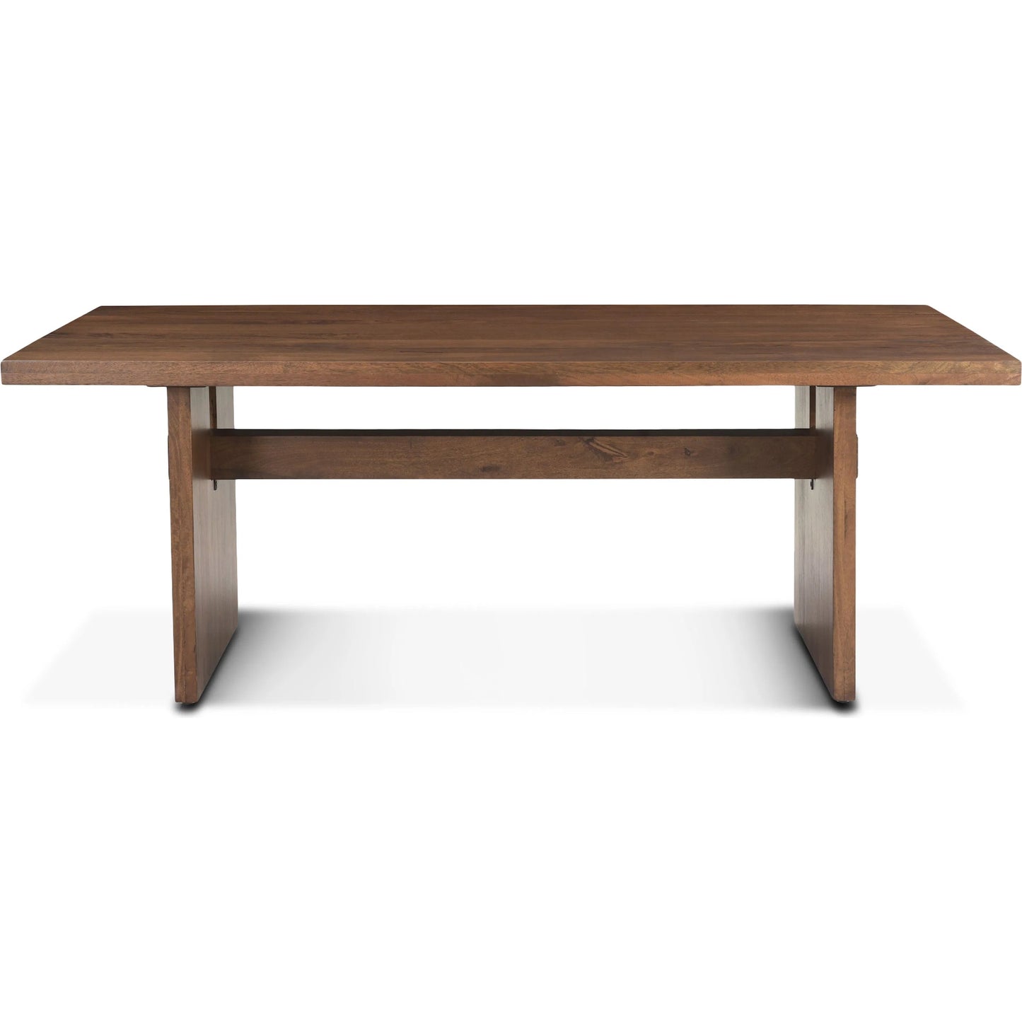 002 SI-2242943 | Additional Silo | Manhattan Mid Century Acacia Dining Table by World Interiors in brown, gold and honey brown. Made from mango wood metal in a transitional style.