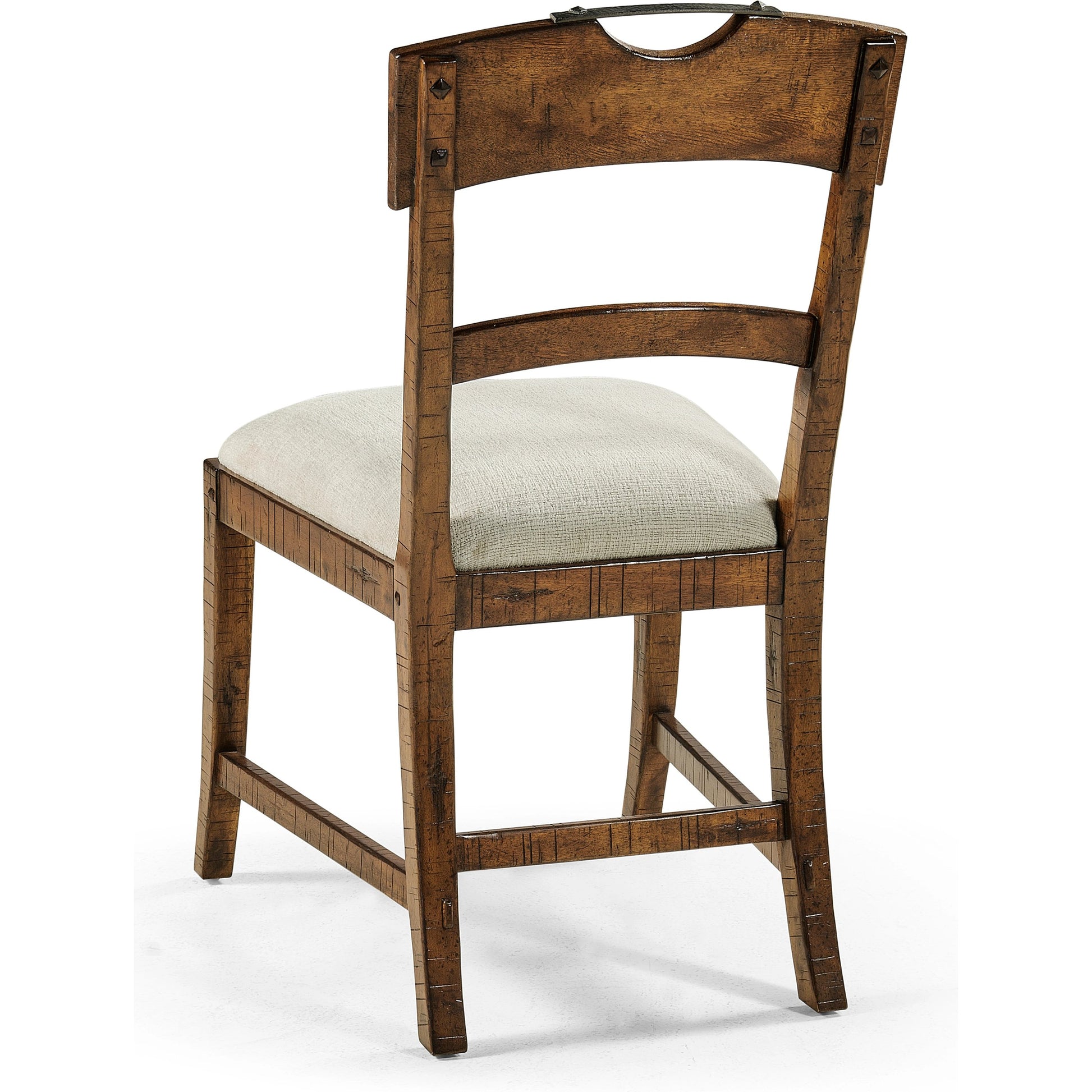 Casual Accents Country Walnut Planked Side Chair by Jonathan Charles in country walnut. Made from acacia in a modern style.