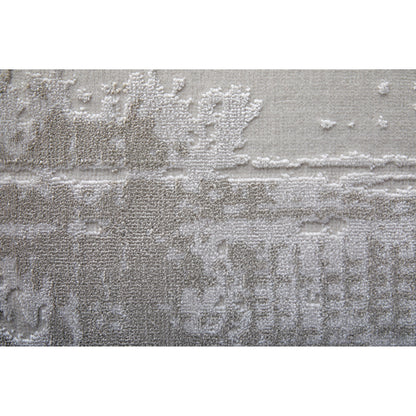 Prasad Rug - 67039NAF by Feizy in ivory, taupe, silver. Made from polypropylene, polyester in a unique style.