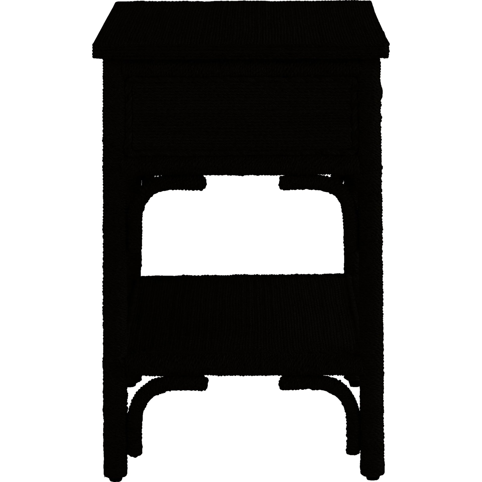 Olisa Nightstand by Currey and Company in natural abaca rope, washed wood. Made from abaca rope, solid wood, engineered wood, rattan in a eclectic & global style.