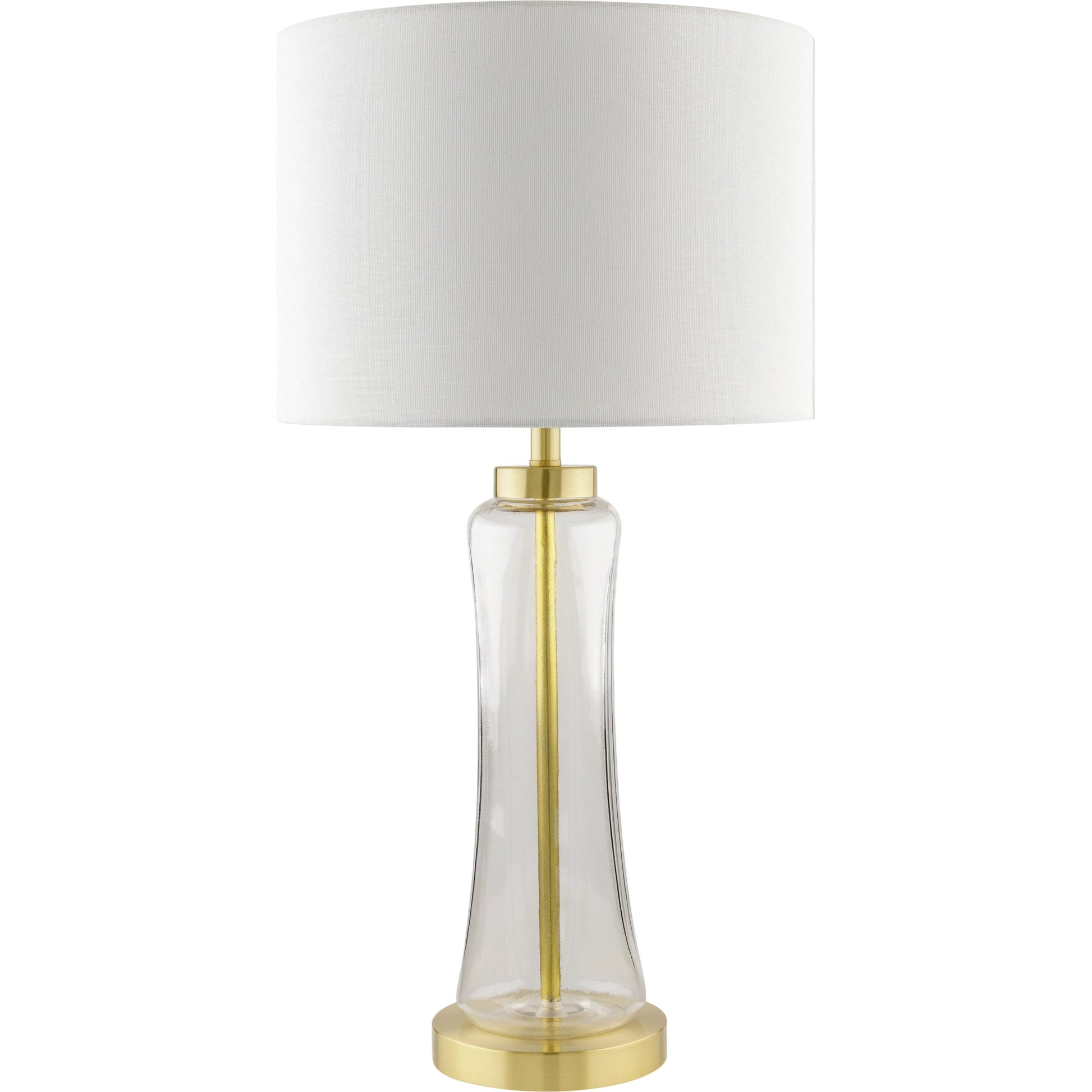 Fidel Table Lamp - 535538 by Livabliss. Made from glass, iron, cotton in a modern style.