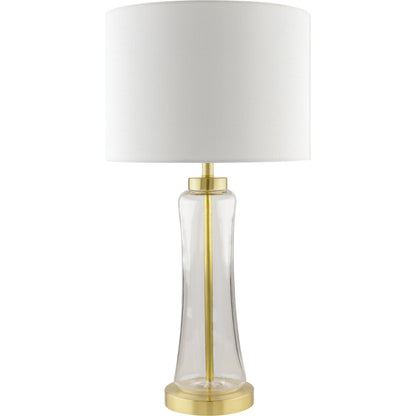 Fidel Table Lamp - 535538 by Livabliss. Made from glass, iron, cotton in a modern style.
