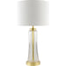 Fidel Table Lamp - 535538 by Livabliss. Made from glass, iron, cotton in a modern style.