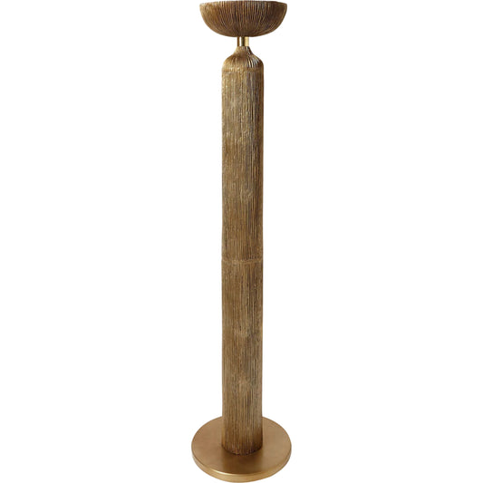 Ege Floor Lamp by Global Views in bronze. Made from aluminum in a eclectic & global style.