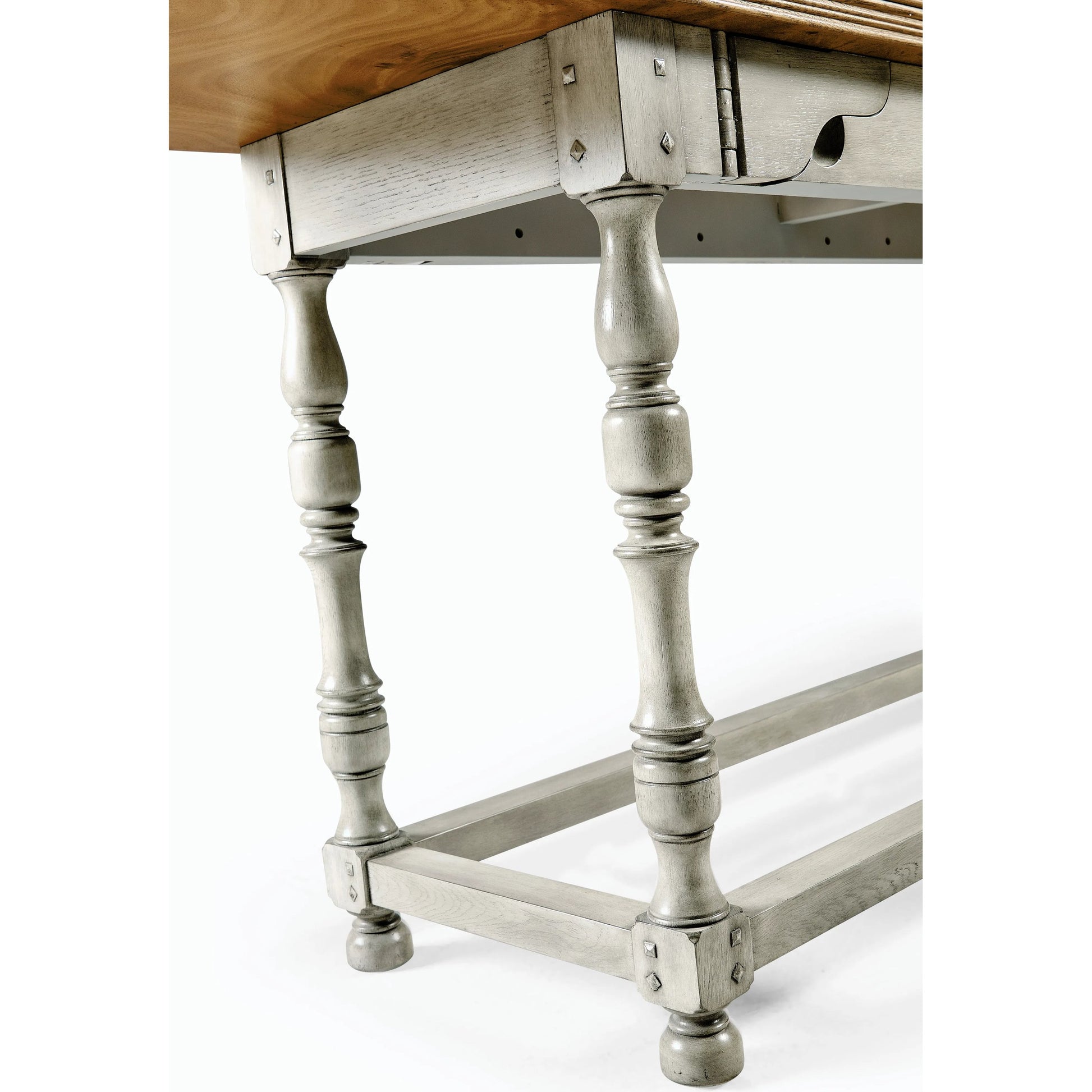 Reimagined Dielectric Hunt Table by Jonathan Charles in natural oak. Made from oak in a modern style.