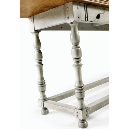 Reimagined Dielectric Hunt Table by Jonathan Charles in natural oak. Made from oak in a modern style.