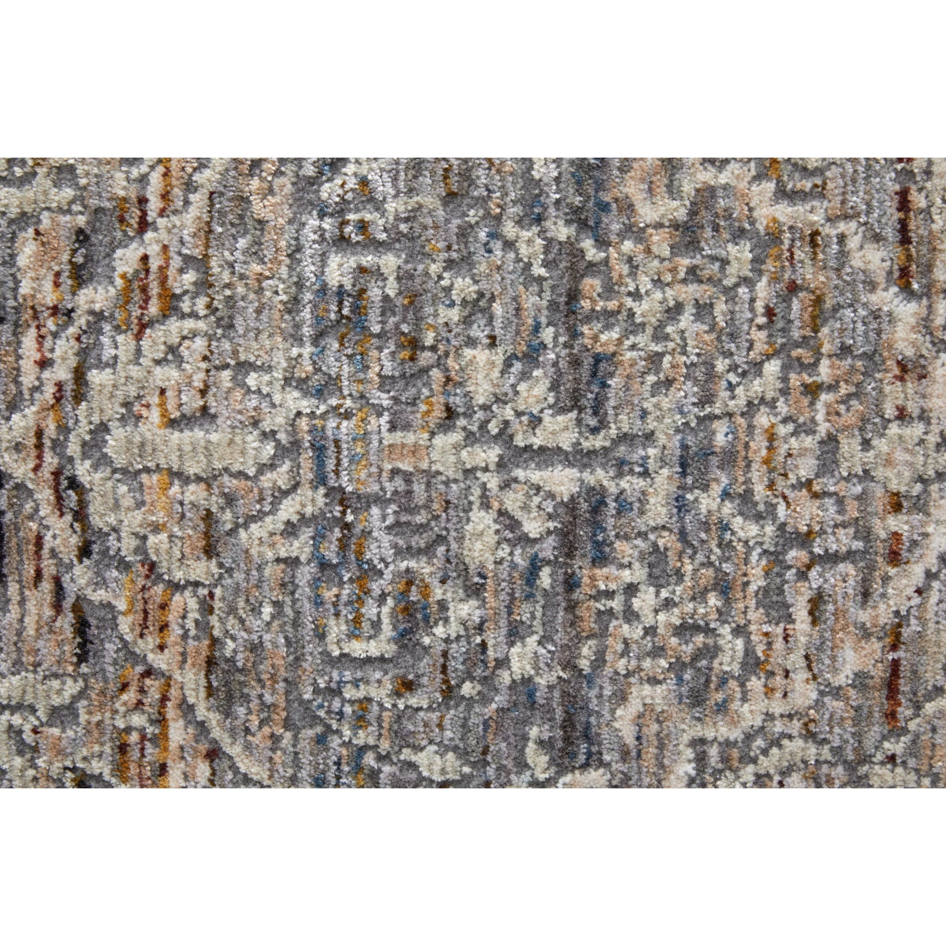 Caprio Transitional Damask Rug - 3961F by Feizy in gray, ivory, tan. Made from polyester, viscose in a unique style.