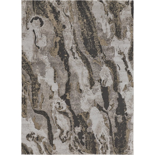 Vancouver Transitional Rug - 39FGF by Feizy in ivory, brown, taupe. Made from polypropylene, polyester in a unique style.