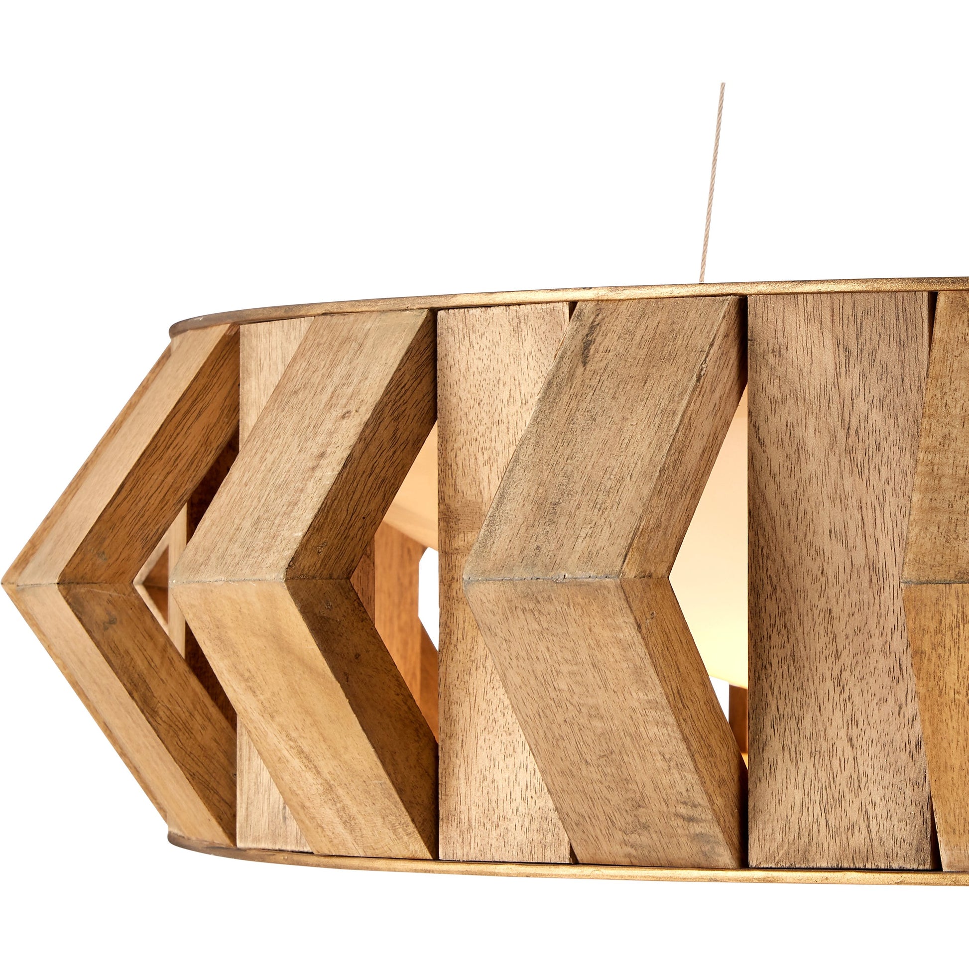 Plunge Chandelier by Currey and Company in toffee, brass, white. Made from wood, wrought iron, composite in a modern style.