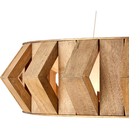 Plunge Chandelier by Currey and Company in toffee, brass, white. Made from wood, wrought iron, composite in a modern style.