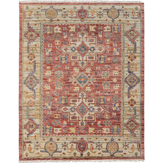 Fillmore Transitional Rug - 69CKF by Feizy in red, ivory, gold. Made from wool in a unique style.