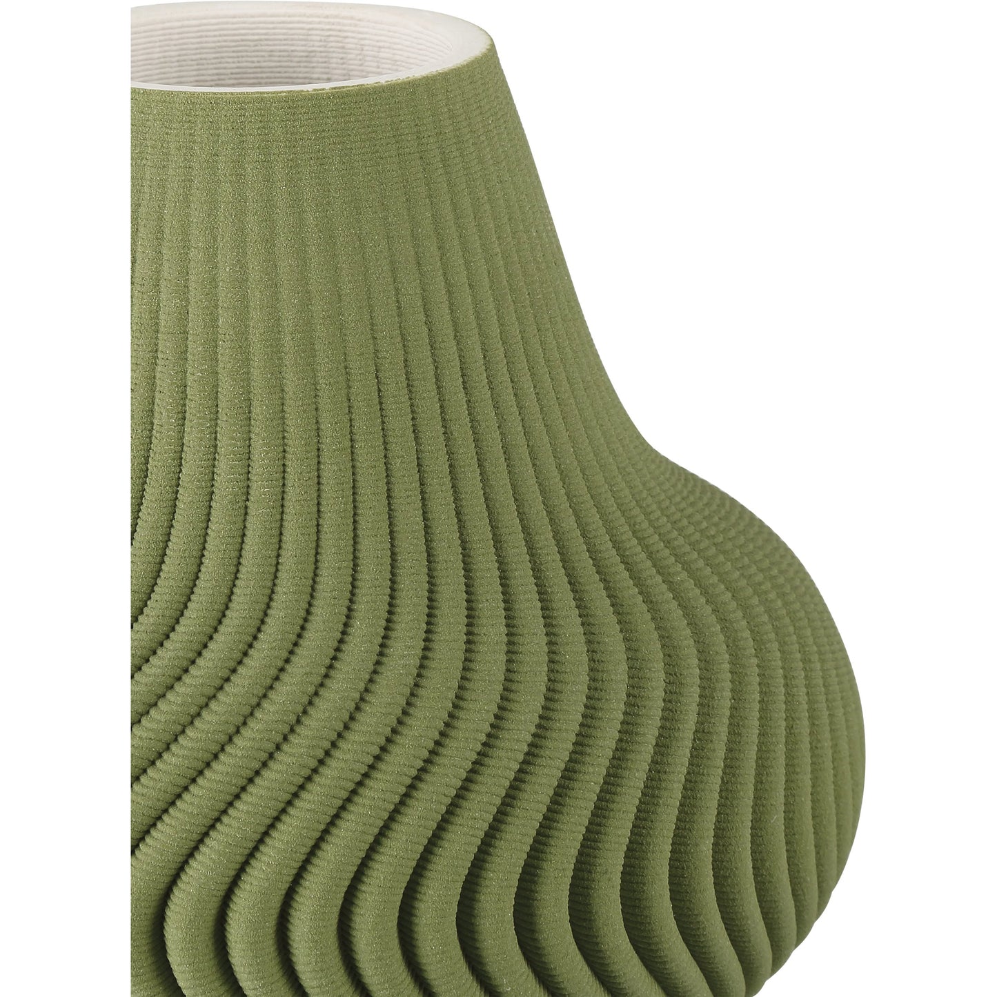014 SI-2191810 | Closeup | Plisse Vase by Currey and Company. Made from unique in a modern style.