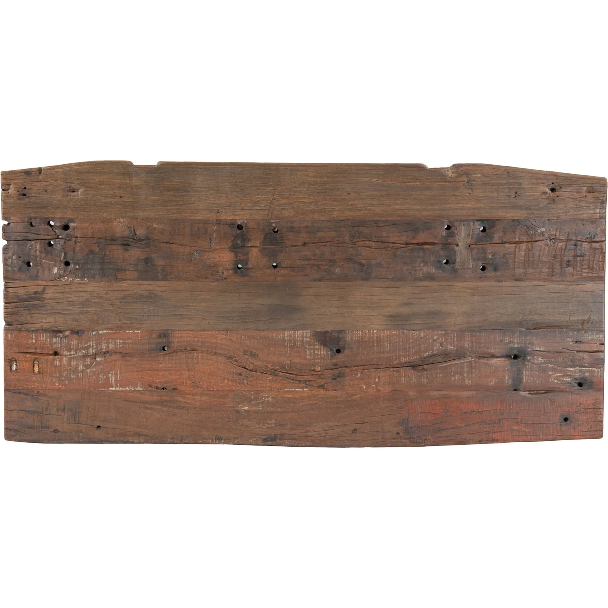 Rustic Revival 67" Adjustable Desk by World Interiors in brown and natural. Made from reclaimed hardwood reclaimed iron in a cottage & farmhouse style.