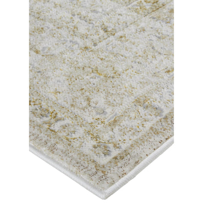 Aura Oriental Rug - 3734F by Feizy in ivory, gold. Made from polyester, polypropylene in a unique style.