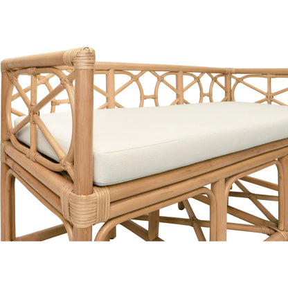 Ferguson Decorative Bench by Worlds Away. Made from unique in a rustic style.