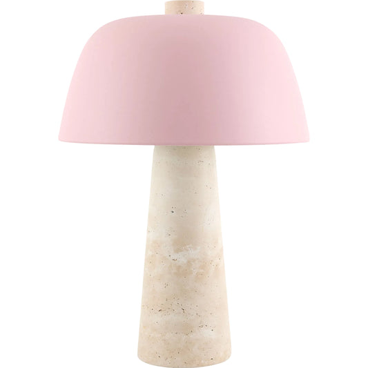 Fes 624361 Accent Table Lamp by Livabliss. Made from travertine, metal in a unique style.