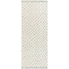 Ivory, Black / 2'7" x 7'3"