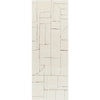 Ivory, Brown / 2'7" x 7'3"
