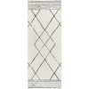 Ivory, Black / 2'7" x 7'3"