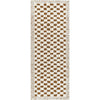 Ivory, Brown / 2'7" x 7'3"