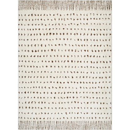 Freud Rug - 492345 by Livabliss in ivory, brown. Made from polyester in a unique style.