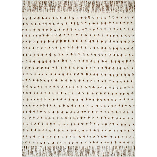 Freud Rug - 492345 by Livabliss in ivory, brown. Made from polyester in a unique style.