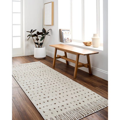 Freud Rug - 492345 by Livabliss in ivory, brown. Made from polyester in a unique style.