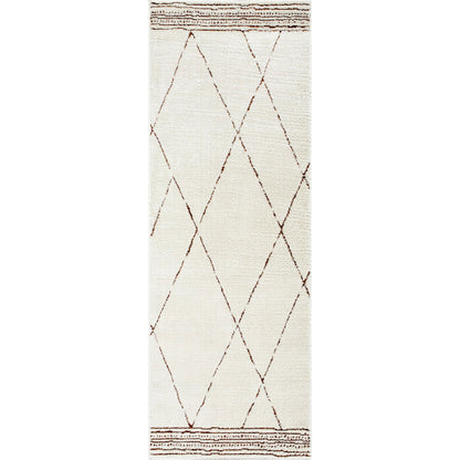 Freud Rug - 492361 by Livabliss in ivory, brown. Made from polyester in a unique style.