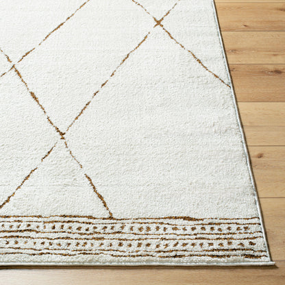 Freud Rug - 492361 by Livabliss in ivory, brown. Made from polyester in a unique style.