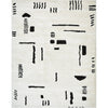 Ivory, Black / 2'7" x 7'3"