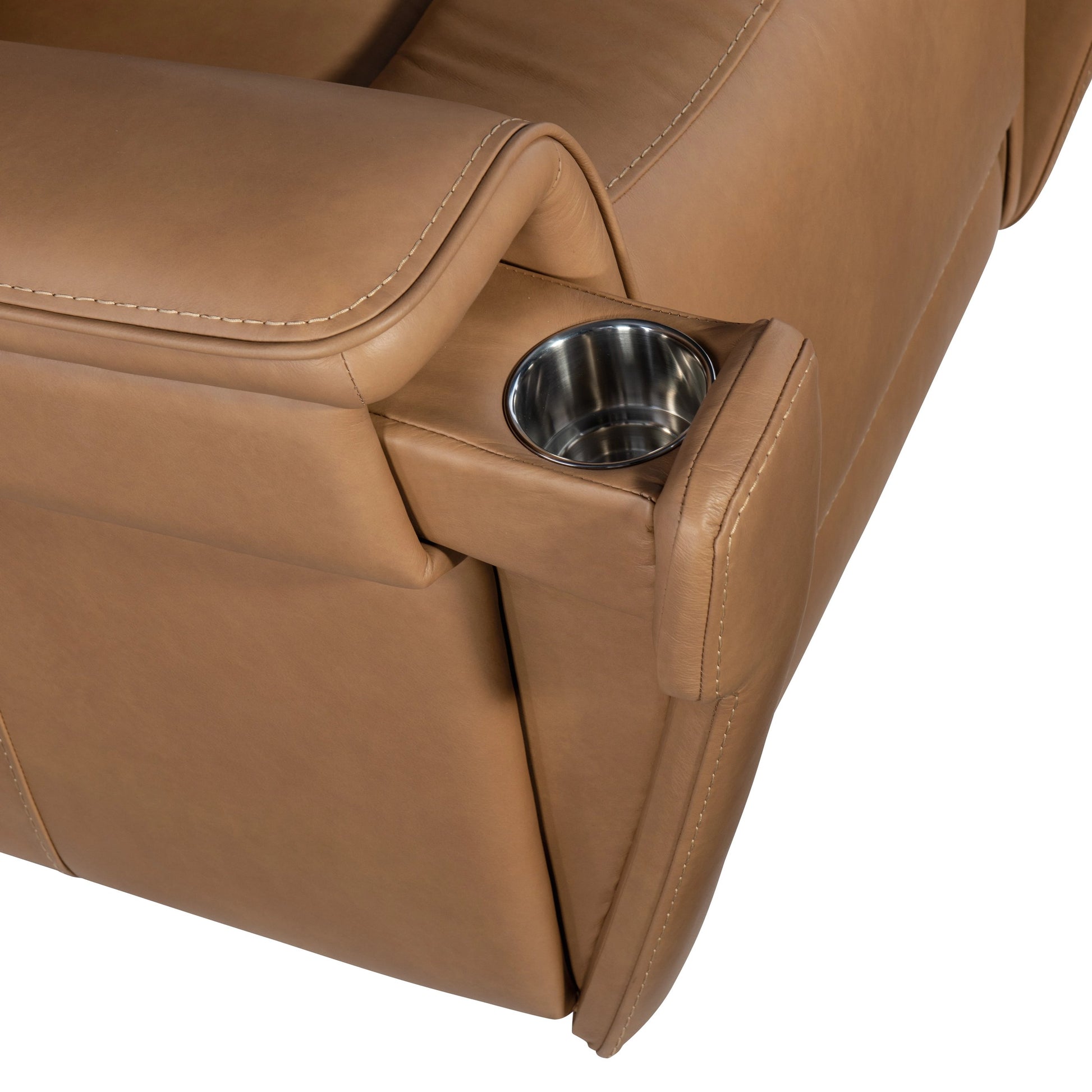 Lyra Zero Gravity Power Recliner by Hooker Furniture. Made from leather in a traditional style.