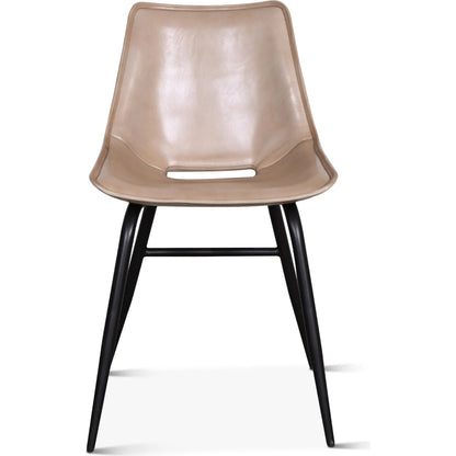 Brisbane Leather Dining Chair by World Interiors. Made from unique in a traditional style.