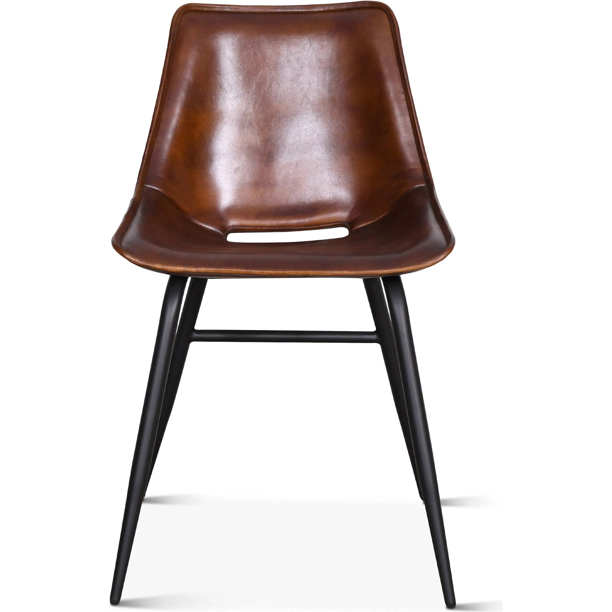 Brisbane Leather Dining Chair by World Interiors. Made from unique in a traditional style.