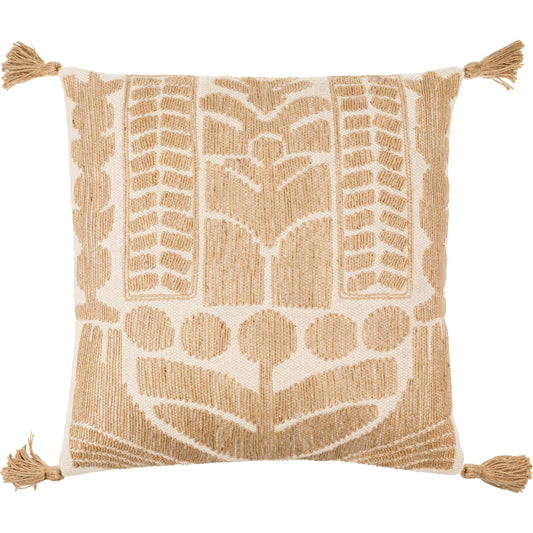 001 SI-2049981,SI-2049982,SI-2049984,SI-2049985,SI-2049987,SI-2049988 | Additional Silo | Farley Pillow - 481711 by Surya. Made from front: 60% cotton, 40% jute, back: 100% cotton in a modern style.