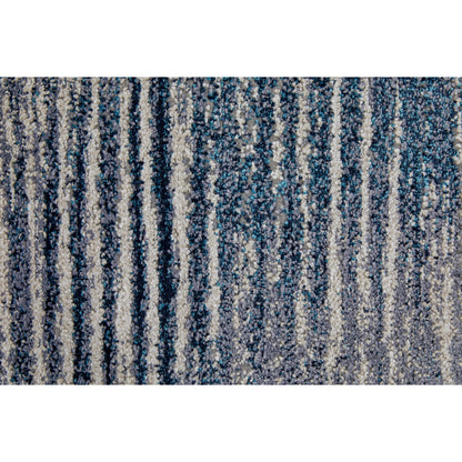 Indio Gradient & Rug - 39GXF by Feizy in blue, gray, ivory. Made from unique in a unique style.
