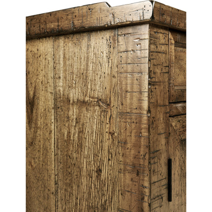 Casual Accents Medium Driftwood Credenza by Jonathan Charles in medium driftwood. Made from acacia in a modern style.