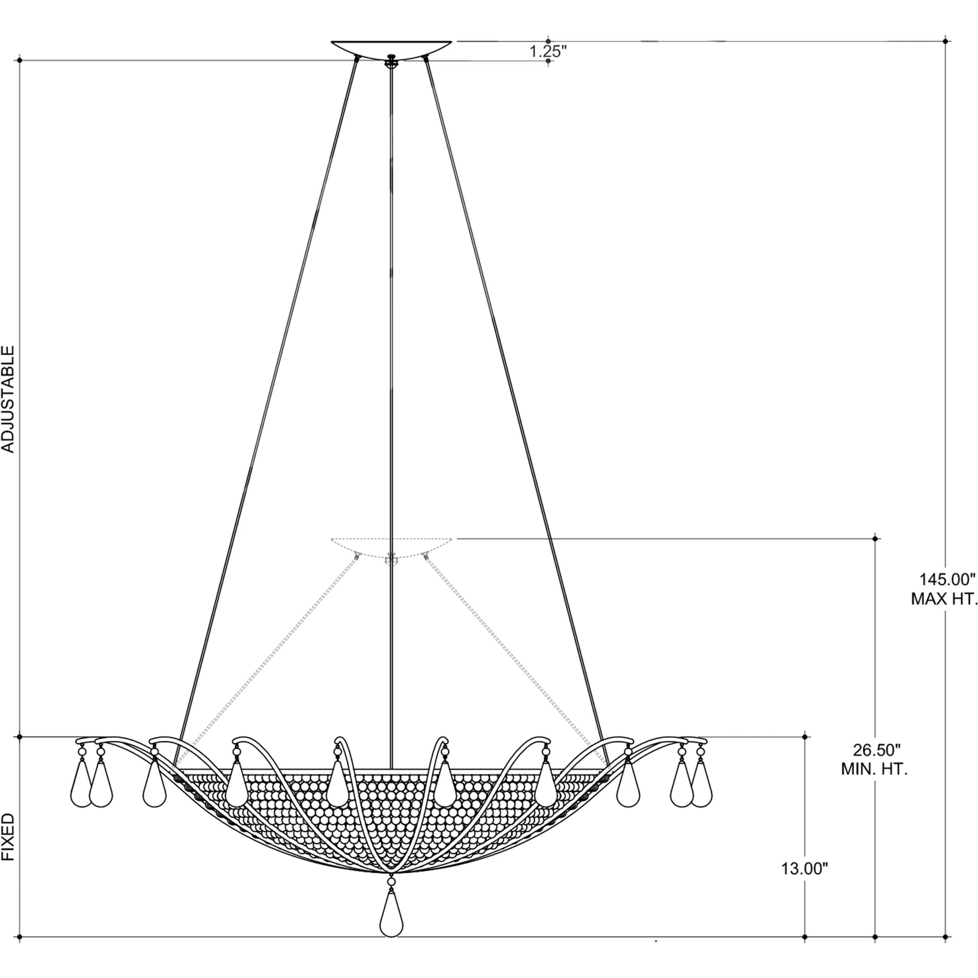 Korg Chandelier by Currey and Company in sandstone. Made from wood beads, wrought iron in a cottage & farmhouse style.