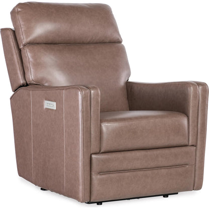 Twain Zero Gravity Power Recliner with Power Headrest and Lumbar by Hooker Furniture in brown. Made from unique in a traditional style.