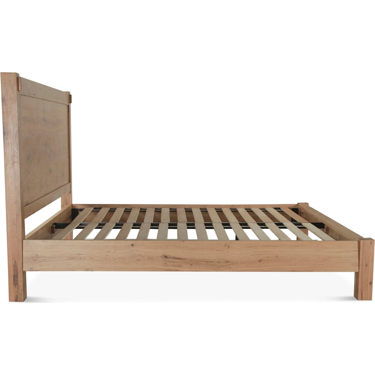 011 SI-2242728 | Additional Silo | Alpine Rustic Oak Bed by World Interiors in tan and natural. Made from oak wood in a transitional style.