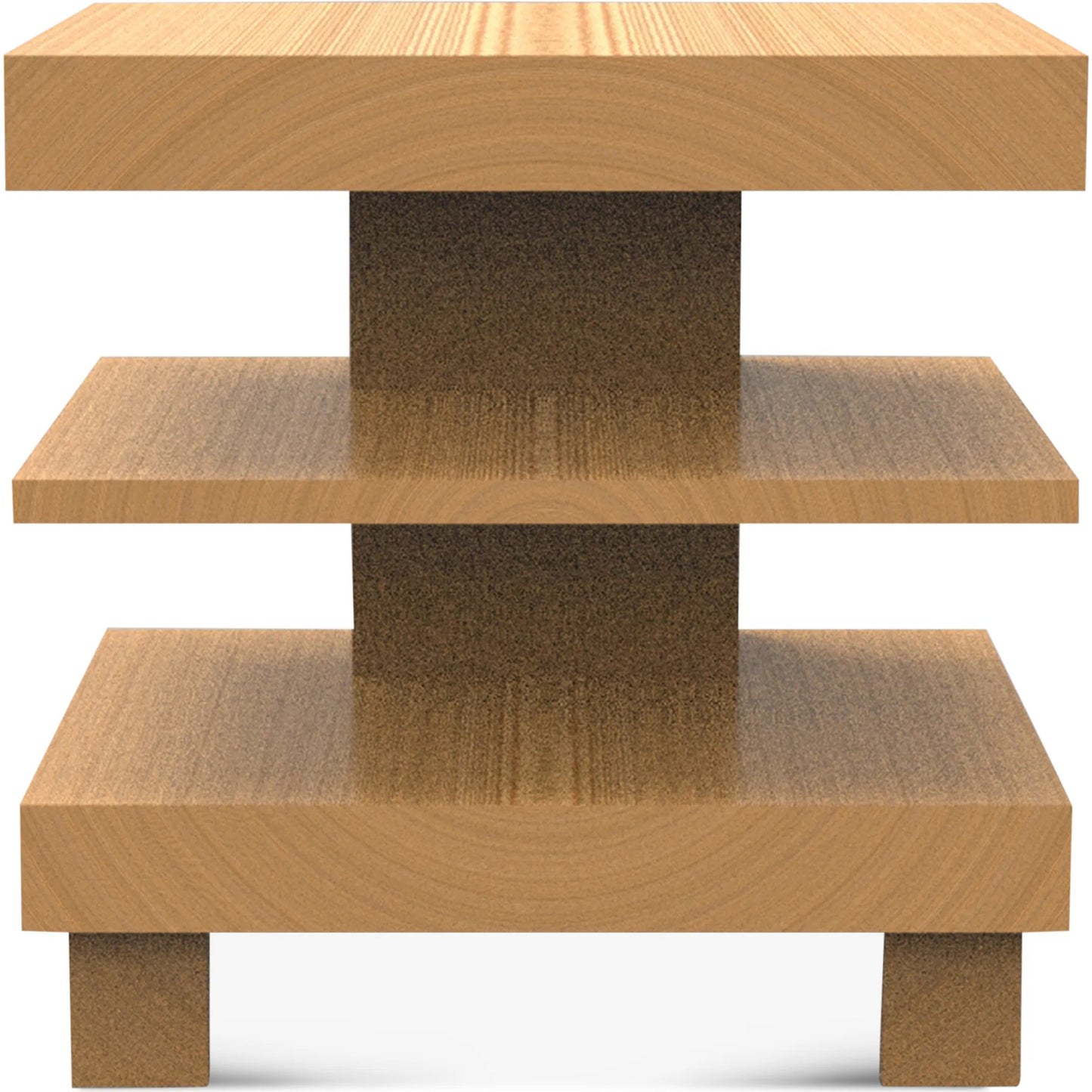 004 SI-2242729 | Additional Silo | Alpine 24" Side Table by World Interiors in tan and natural. Made from oak wood in a transitional style.