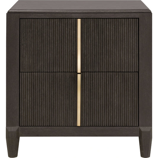 001 SI-2143472 | Primary Silo | West End Loft Nightstand by Pulaski Furniture in tuxedo. Made from rubberwood in a modern style.