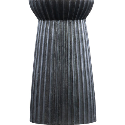 Commerce and Market Galway-Around Spot Table by Hooker Furniture in black. Made from mango solids in a modern style.